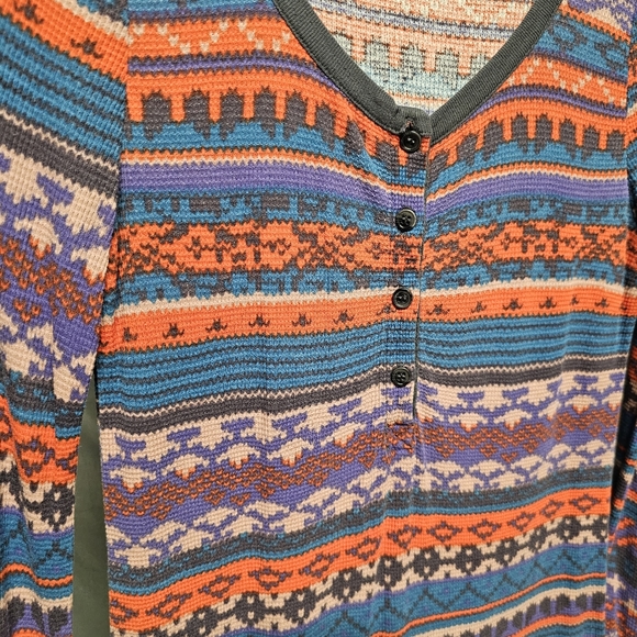 3/$25 Splendid | Waffle Knit Long Sleeve Thermal Top size Medium - Picture 5 of 10
